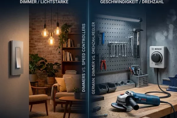 Dimmer vs Drehzahlregler Unterschied
